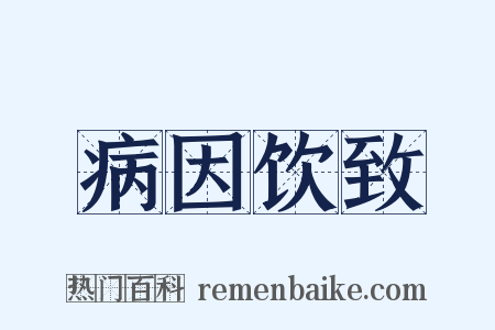 病因饮致是什么意思的图片